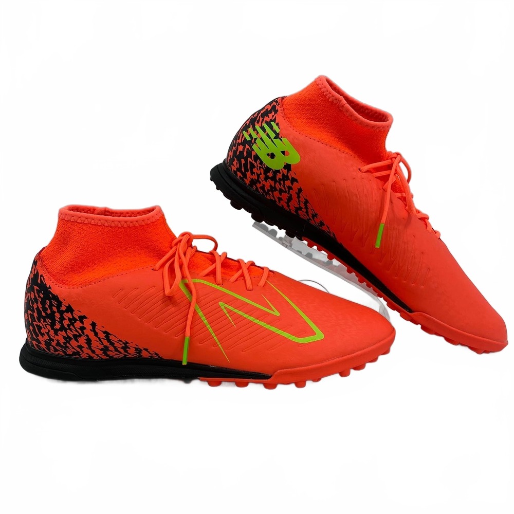 New Balance Orange Black Tekela V4 Magique Soccer Cleats | Mens 10.5